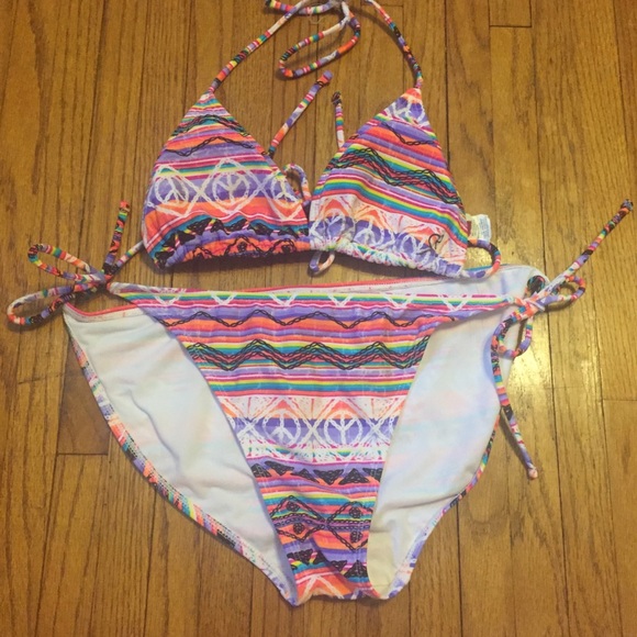 Other - Peace ✌️ Triangle Bikini Small XL Pink